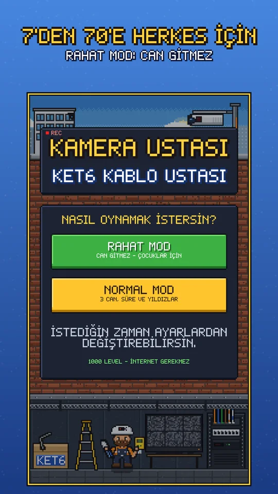 7'den 70'e herkes için: Rahat Mod ve Normal Mod